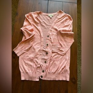 Forever21+ peachy cardigan plus size